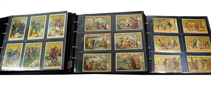 Lot 3172 - Leibig And Other Trade Cards Various Sets In Five Display Albums