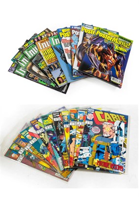 Lot 3187 - Various Modern Comics including Wizard, Poster Mountain, Cable, Excaliber, Wolverine and others...