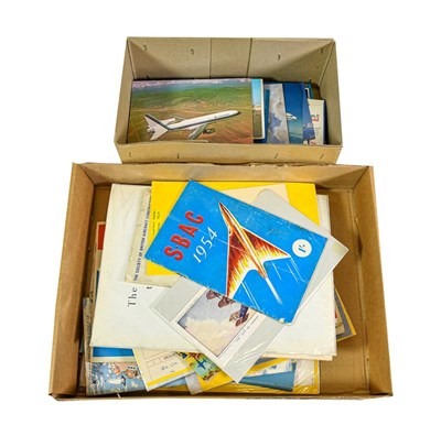 Lot 3190 - BOAC Paperwork including Hotelympia 1964, Speedbird Companion folders, India and Gulf States...