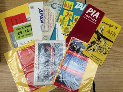Lot 3201 - Various Airline/Aircraft Related Paperwork including Ian Allen Civil Aircraft Recognition (2...