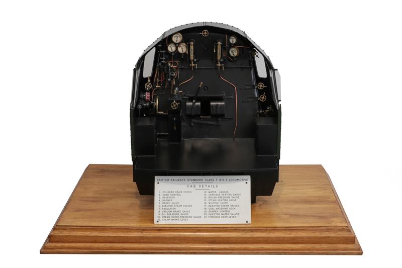 Lot 3204 - British Railways Standard Class 7 4-6-2 Locomotive Cab Approx 1:8 Scale Detailed Model with...