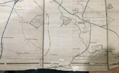 Lot 3211 - Railway Clearing House Maps Yorkshire District (North Sheet) 1918 (cover G-E), Yorkshire...