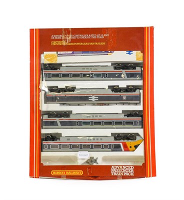 Lot 3220 - Hornby Railways OO Gauge Advanced Passenger Train Pack five car set with pantograph (G-E box G,...