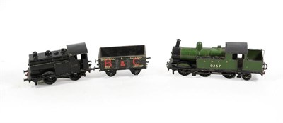 Lot 3244 - Leeds Model Company 3 Rail O Gauge Locomotives 0-6-2T LNER 9357 green, 0-4-0T LNER 5400 (both...