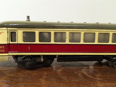 Lot 3249 - Marklin O Gauge 3 Rail Electric TWE 12930 Railcar 20 volts, with decal to base 'Optique-Photo...