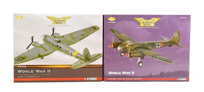 Lot 3280 - Corgi Aviation Archive 1:72 Scale Two Luftwaffe Aircraft AA36702 Junkers Ju88A and AA33706...