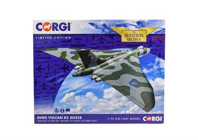 Lot 3295 - Corgi Aviation Archive AA27201 1:72 Scale Avro Vulcan B2 XH558 (E box E)