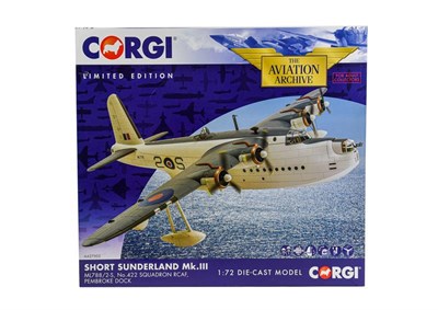 Lot 3297 - Corgi Aviation Archive AA27502 1:72 Scale Short Sunderland MkIII (E box E)