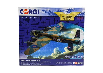 Lot 3302 - Corgi Aviation Archive AA32624 1:72 Avro Lancaster BIII (E box E)