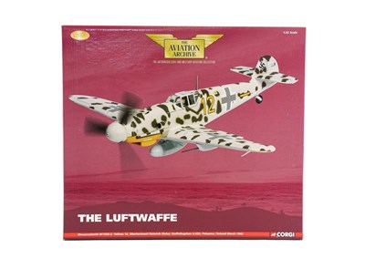 Lot 3308 - Corgi Aviation Archive AA34906 1:32 Scale Messerschmitt Bf109G-2 Oberleutnant Heinrich Ehrler...