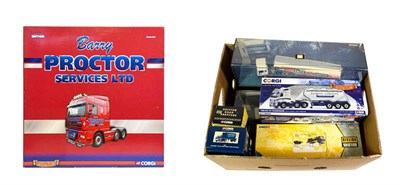 Lot 3336 - Corgi Commercials CC99169 Barry Proctor Services set, three Tankers in hard plastic boxed and...