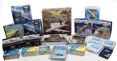 Lot 3358 - Various Aircraft Models Corgi: Aviation Archive 1:144 Boeing 707, BBMF Battle of Britain set,...