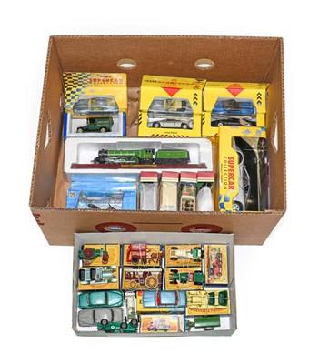 Lot 3378A - Corgi 252 Rover 2000 (E box E) Matchbox Yesteryears Y1 Allchin traction engine, Y12 Horse drawn...