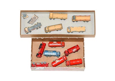 Lot 3381 - Benbros Commercial Vehicles In Beige 21 Diesel wagon red trim 2x28 Chain lorry one with red...