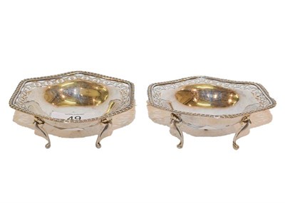 Lot 49 - A pair of silver George V silver dishes, by The Goldsmiths & Silversmiths Co. Ltd. London 1910,...