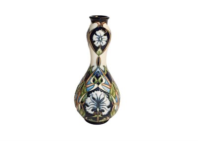 Lot 198 - A modern Moorcroft Centura pattern vase, designed by Rachel Bishop, M.C.C 23.5cm