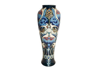 Lot 199 - A modern Moorcroft Jewel of the Earth pattern vase, designed by Paul Hilditch, 9/100, 27cm