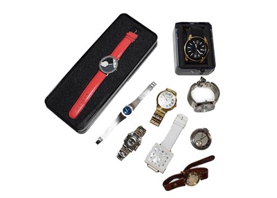Lot 263A - An Armani Exchange wristwatch with box and booklet, Ciro lady's wristwatch, Cortebert Watch Co...