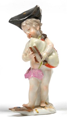 Lot 106 - A Meissen Porcelain Figure of  Cupid in Disguise, circa 1750, modelled by Johann Joachim...
