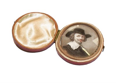 Lot 326 - Follower of Sir Anthony Van Dyck (1599-1641) Portrait miniature of a gentleman, head and shoulders