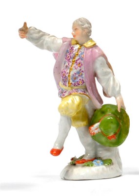 Lot 110 - A Meissen Porcelain Figure of an Actor, circa 1750, modelled by Johann Joachim Kaendler,...