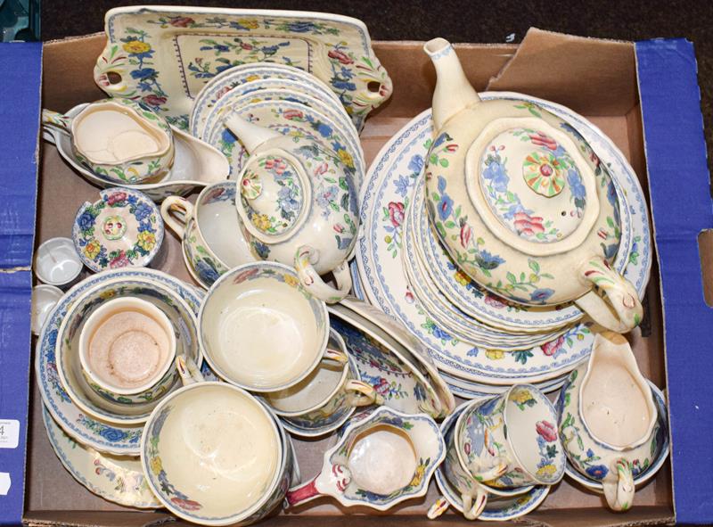 Lot 404 - Quantity of Spode Italian pattern wares, Denby tea wares and Masons regency pattern wares...