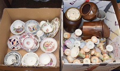Lot 420 - A quantity of early 19th century English porcelain cups and saucers, various factories mainly...