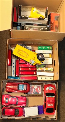 Lot 433 - Various Toys including boxed commercial vehicles, tin toys and loose Diecast