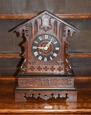 Lot 446 - A Black Forest striking cuckoo table clock, circa. 1890 46cm