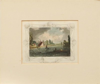 Lot 1014 - A pair of English School late 19th century Country Landscapes, indistinctly monogrammed and...