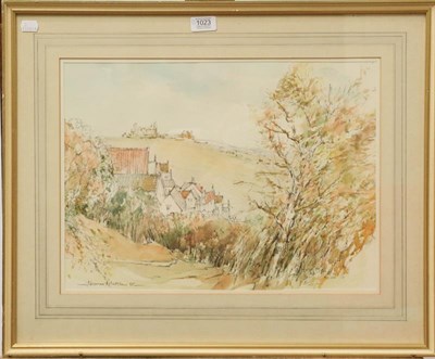 Lot 1023 - Norman Robert Shaw (20th century) A View of Whitby, Signed and dated (19)85, watercolour and...