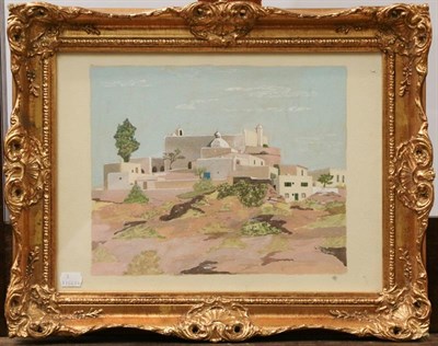 Lot 1024 - W Robert Shaw (Contemporary) A pair of watercolour views, one of Bamburgh Castle and another a...
