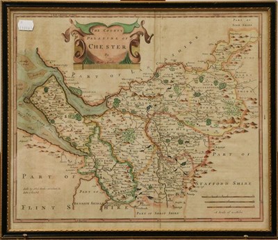 Lot 1026 - Three Robert Morden maps, to include Derbyshire, The County of Chester, and Yorkshire (3)
