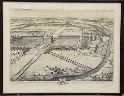 Lot 1041 - A collection of mainly 18th/19th century prints to include views of Eaton Hall, Chester. Newby...