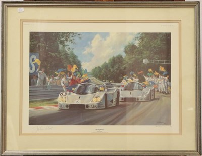 Lot 1068 - Alan Fernley, 20th century signed limited edition print entitled 'Team conquest and silver...