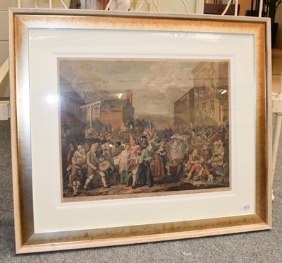 Lot 1073 - After William Hogarth, To his Majesty the King of Prussia, possibly 18th or early 19th century,...