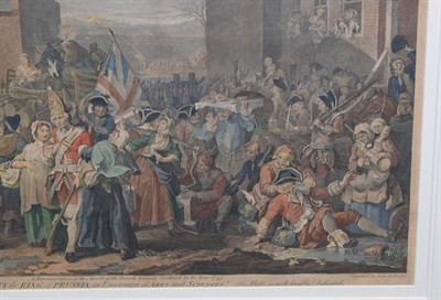 Lot 1073 - After William Hogarth, To his Majesty the King of Prussia, possibly 18th or early 19th century,...