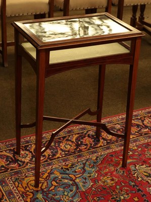 Lot 1145 - Edwardian mahogany bijouterie table, 53cm by 36cm by 74cm