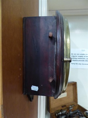 Lot 1221 - A mahogany single fusee wall clock, 12'' dial signed Smith, London, early 19th century, 42cm high