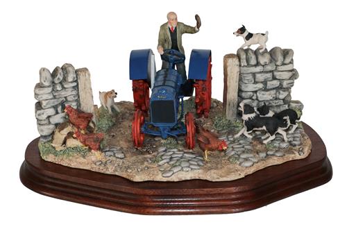 Lot 18 - *  Border Fine Arts 'New Technology Arrives Today' (Fordson Tractor), model No. JH46 by Ray...