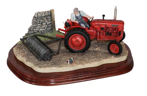 Lot 36 - *  Border Fine Arts 'Turning with Care' (Nuffield Tractor), model No. B0094 by Ray Ayres,...