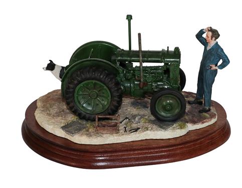 Lot 37 - *  Border Fine Arts 'Won't Start' (Tractor, Farmer and Collie), model No. B0299 by Ray Ayres,...