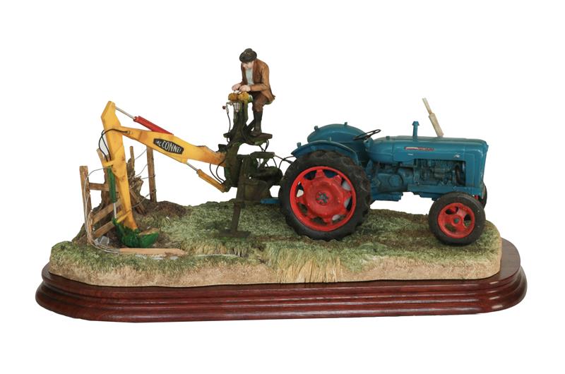 Lot 38 - Border Fine Arts 'A Day's Work Ditching', model No. B0832 by Ray Ayres, limited edition...