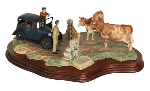 Lot 58 - Border Fine Arts James Herriot model 'Viewing the Practice', model No. JH8 by Ray Ayres, on...