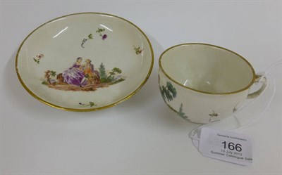 Lot 166 - A Frankenthal Porcelain Teacup and Saucer, en suite to the previous lot