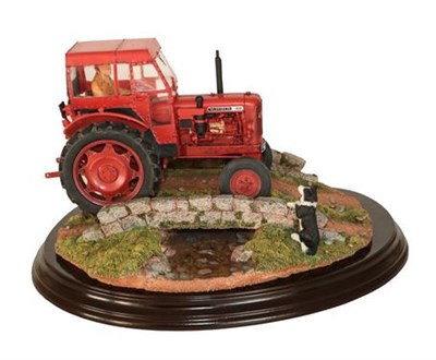 Lot 132 - *  Country Artists Tractor Models: 'Welcome Home', and 'Securing the Field', on wood bases (2)