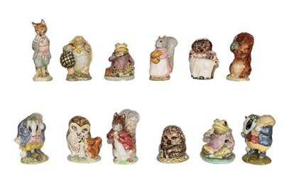 Lot 140 - Beswick Beatrix Potter Figures Comprising:  Foxy Whiskered Gentleman, First Version; Goody Tiptoes