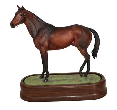 Lot 164 - Royal Worcester 'Mill Reef', model No. RW3942 by Doris Lindner, limited edition 197/500, on...