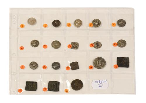 Lot 2000 - An Impressive Collection of 18 x Indo-Greek Coins including 13 x Silver Drachms comprising: 1)...