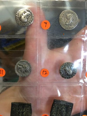 Lot 2000 - An Impressive Collection of 18 x Indo-Greek Coins including 13 x Silver Drachms comprising: 1)...
